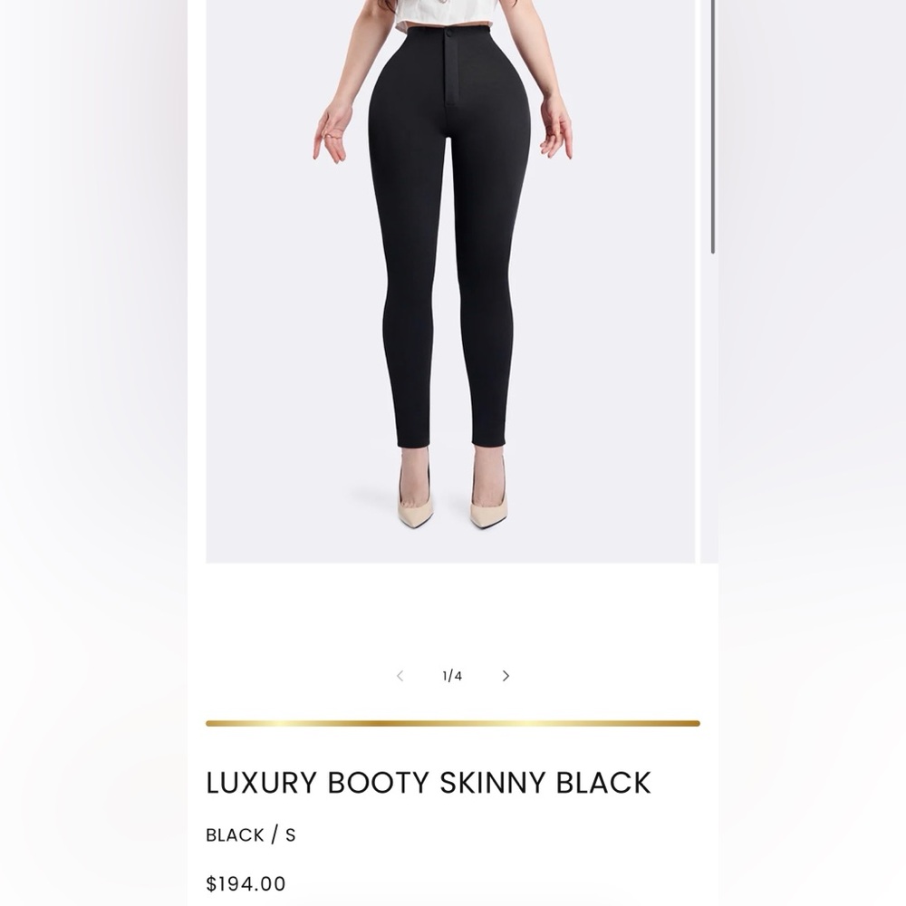 Luxury Black Skinny Leggings- Firm price no offers